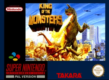 King of the Monsters (Europe) box cover front